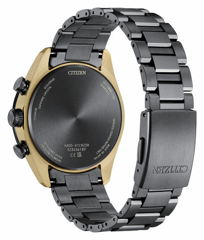 Citizen ATTESA LIGHT in BLACK Black Dial Super Titanium with DLC Coating Bracelet AT8384-58E