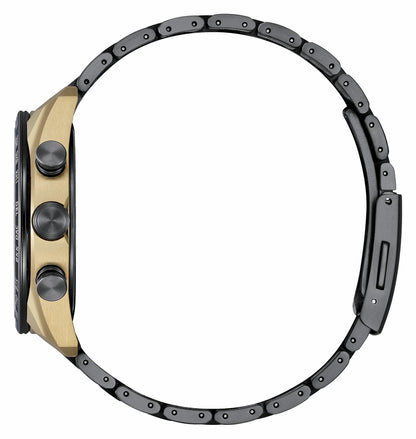 Citizen ATTESA LIGHT in BLACK Black Dial Super Titanium with DLC Coating Bracelet AT8384-58E