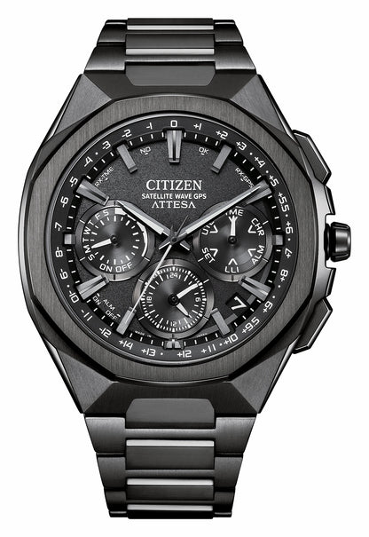 Citizen ATTESA Gray Dial Super Titanium with DLC Coating Bracelet CC4105-69E
