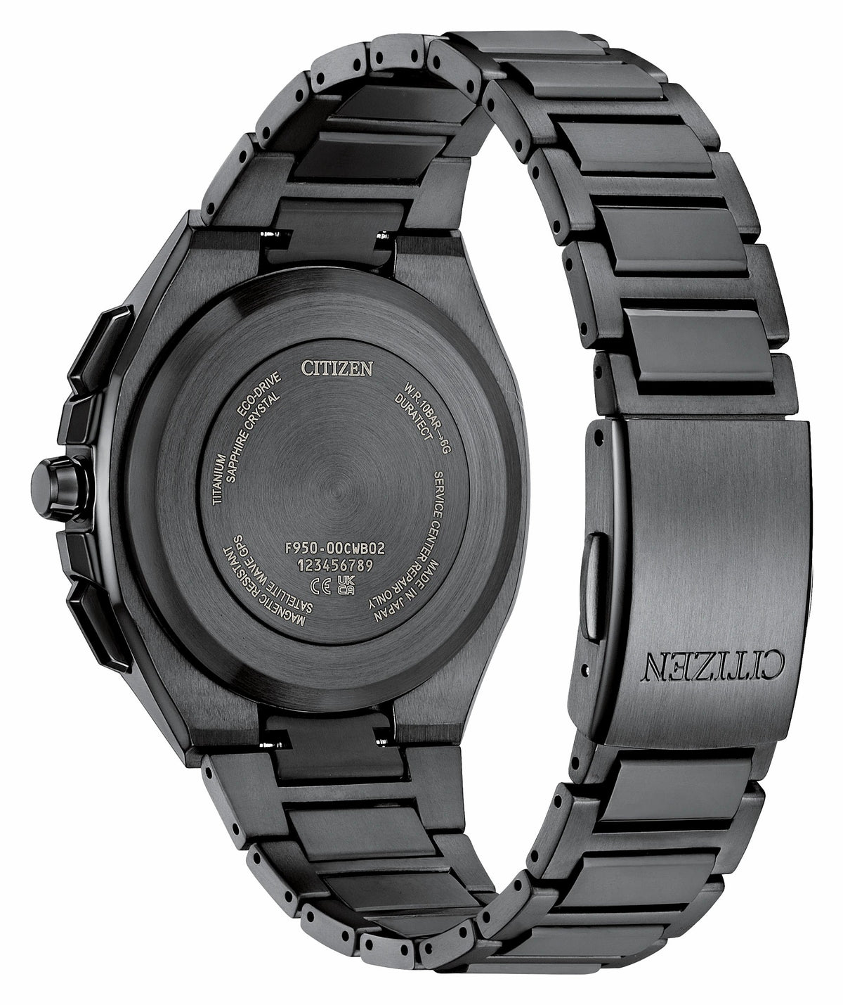 Citizen ATTESA Gray Dial Super Titanium with DLC Coating Bracelet CC4105-69E