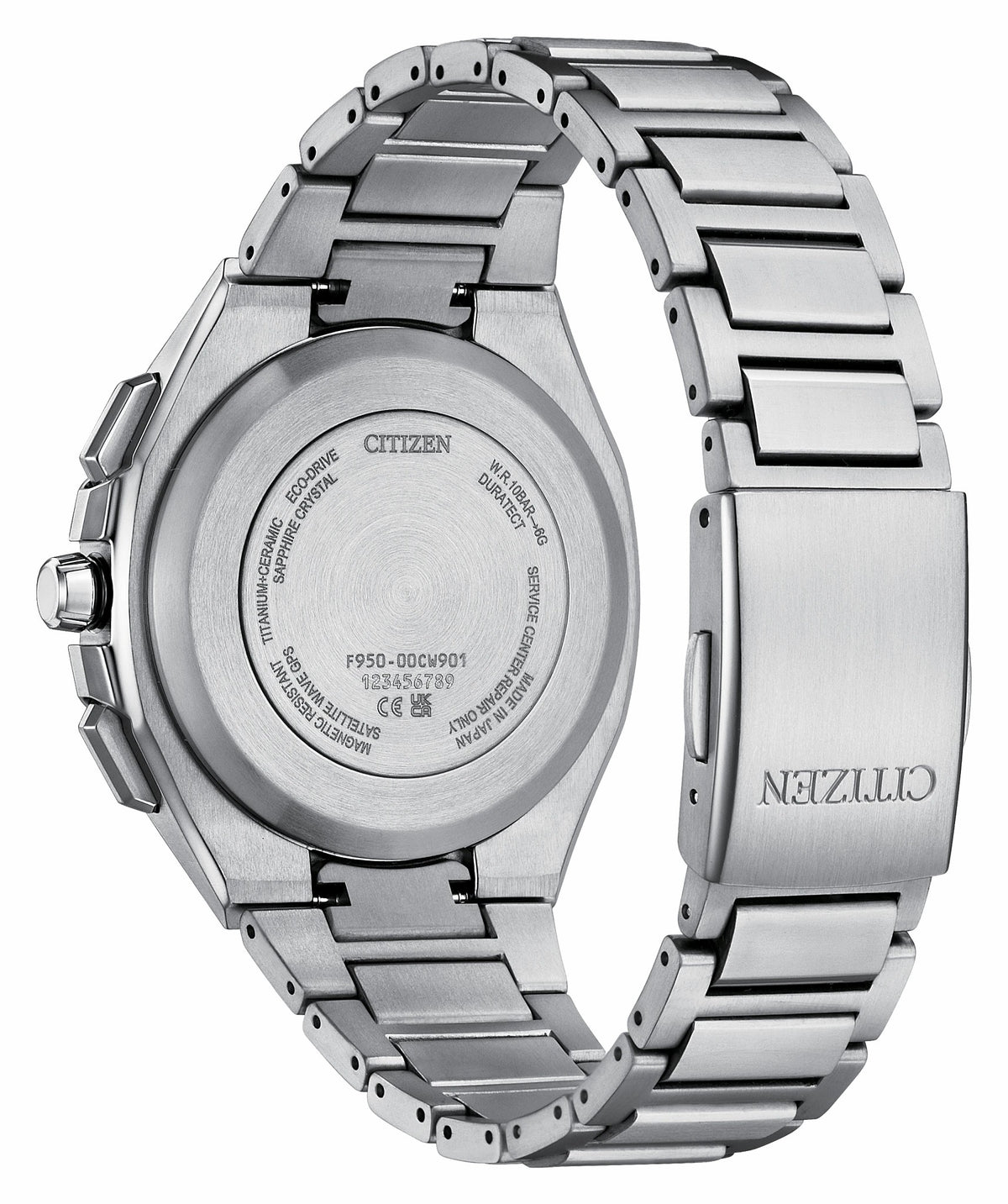 Citizen ATTESA Gray Dial Super Titanium Bracelet CC4104-53E