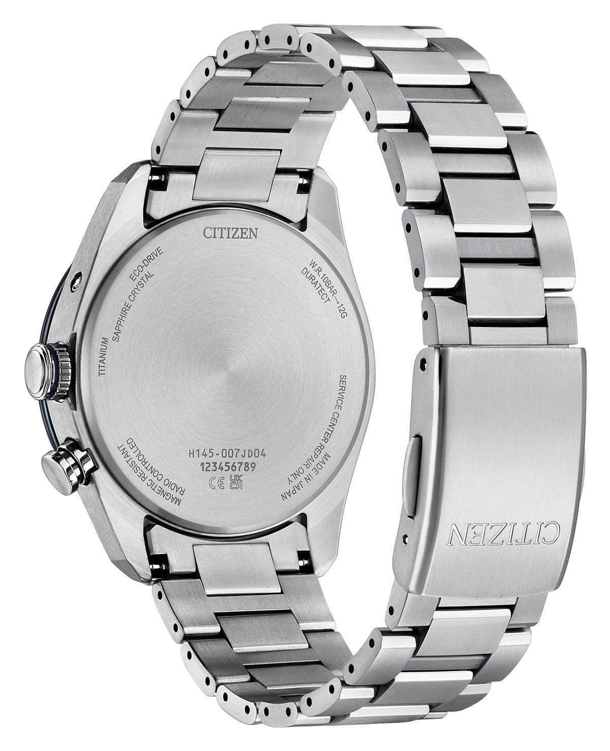 Citizen ATTESA Blue Dial Super Titanium with Duratect Platinum Bracelet CB0288-65L
