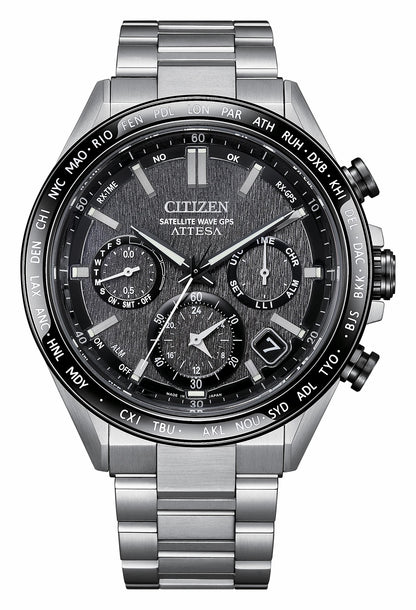 Citizen ATTESA Gray Dial Super Titanium Bracelet CC4058-67X