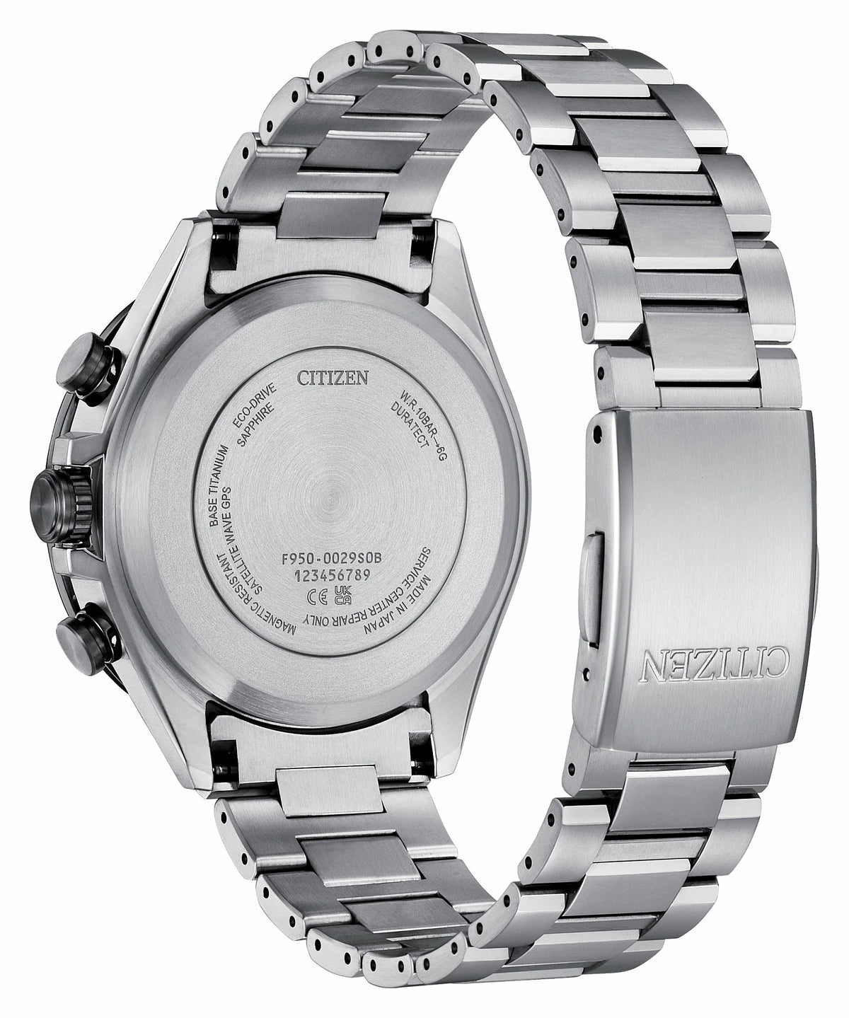 Citizen ATTESA Gray Dial Super Titanium Bracelet CC4058-67X