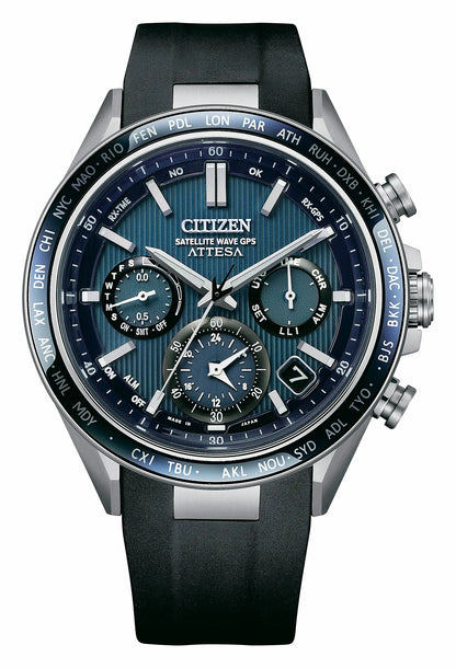 Citizen ATTESA Blue Dial Polyurethane Strap CC4050-18L