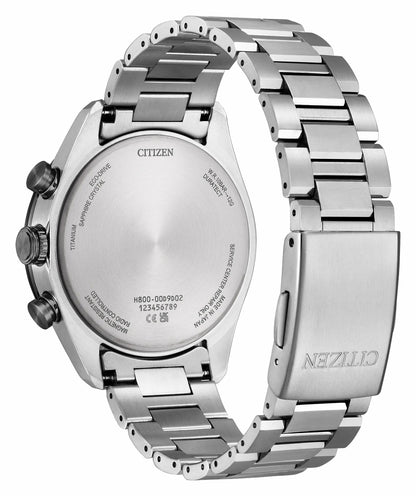 Citizen ATTESA Black Dial Super Titanium with DLC Coating Bracelet AT8295-56E