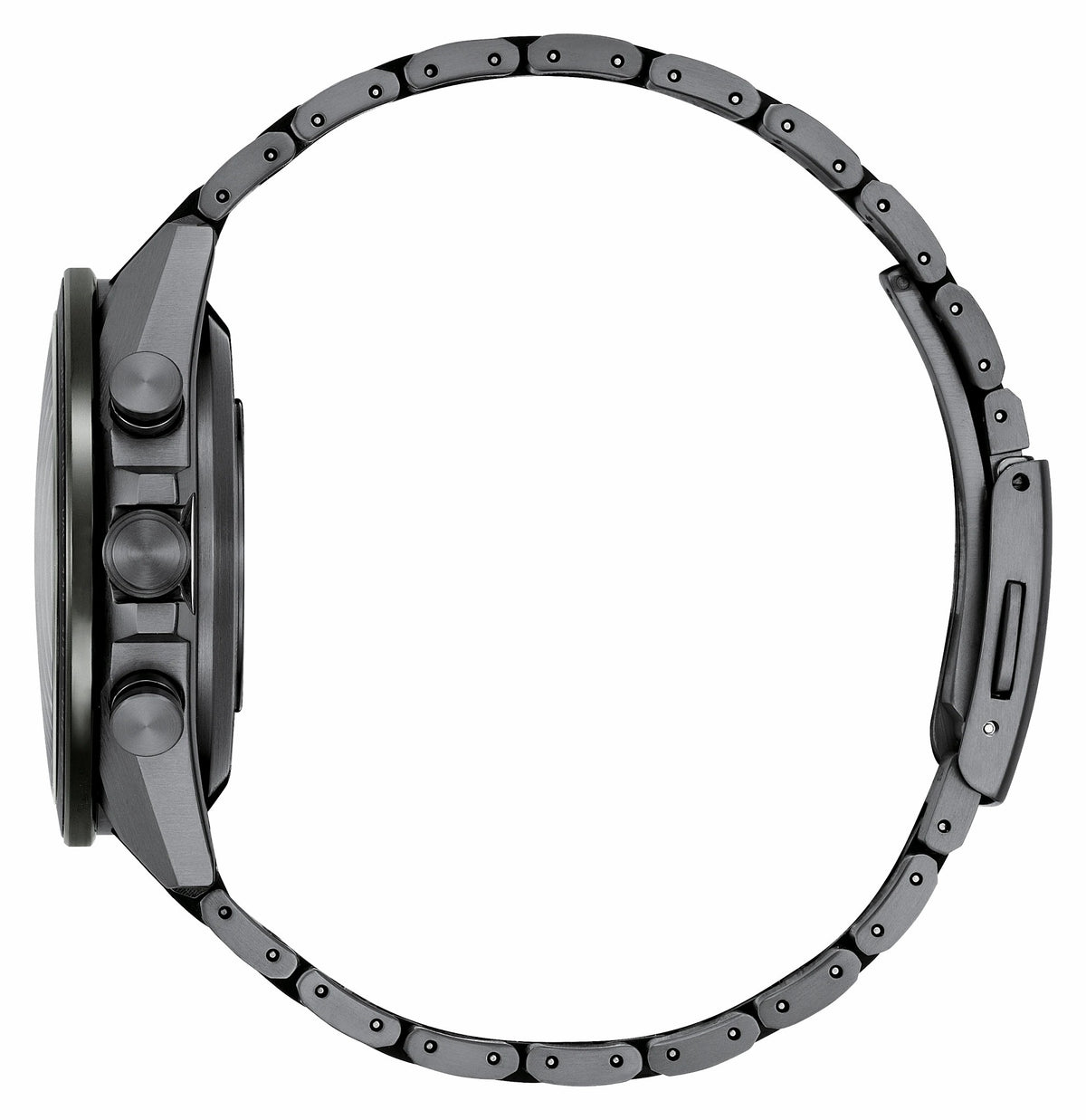 Citizen ATTESA Black Dial Super Titanium with DLC Coating Bracelet CC4055-65E