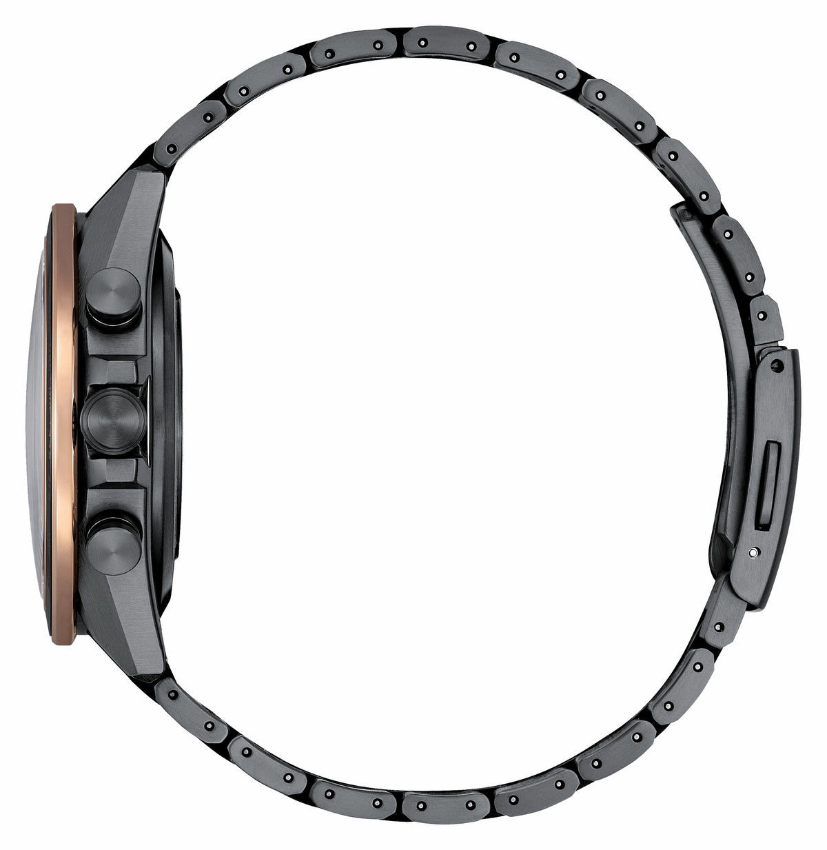 Citizen ATTESA Brown Dial Super Titanium with DLC Coating Bracelet CC4074-61W