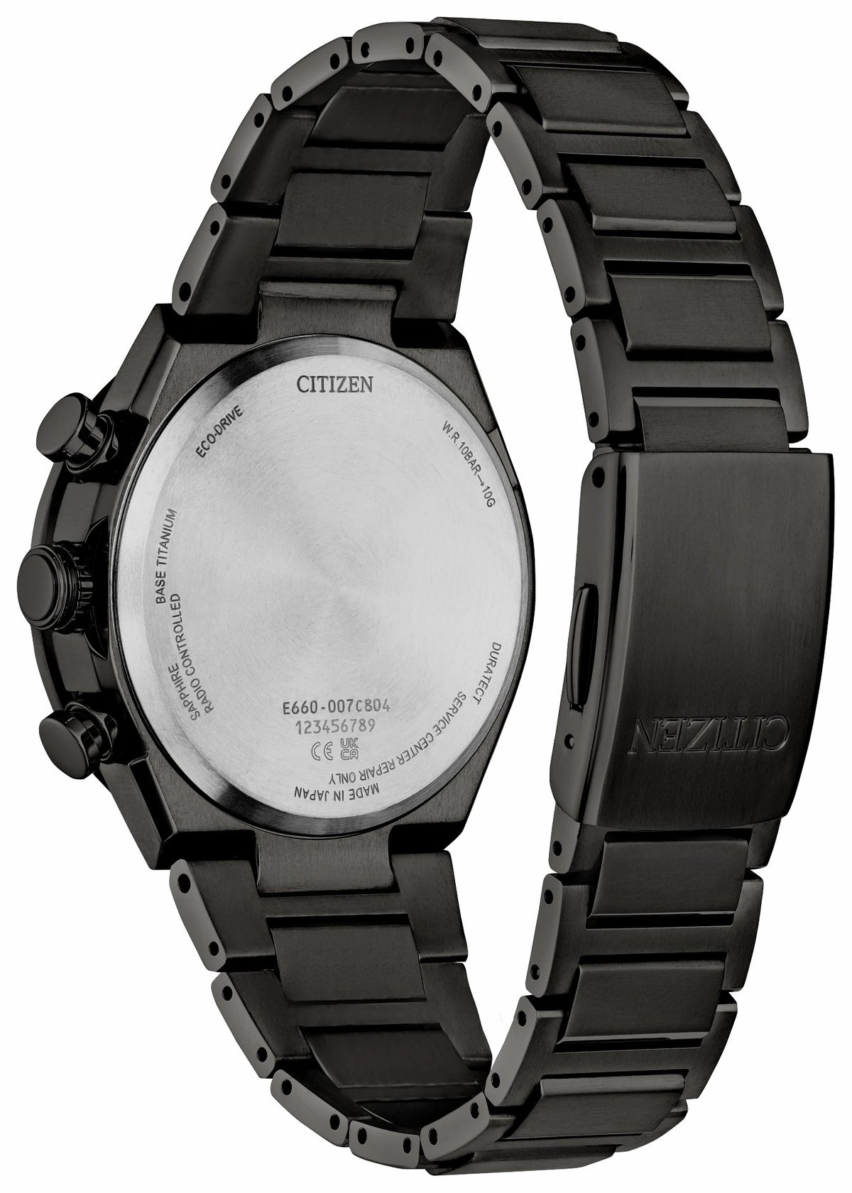 Citizen ATTESA Blue Dial Super Titanium with DLC Coating Bracelet CB5967-66L