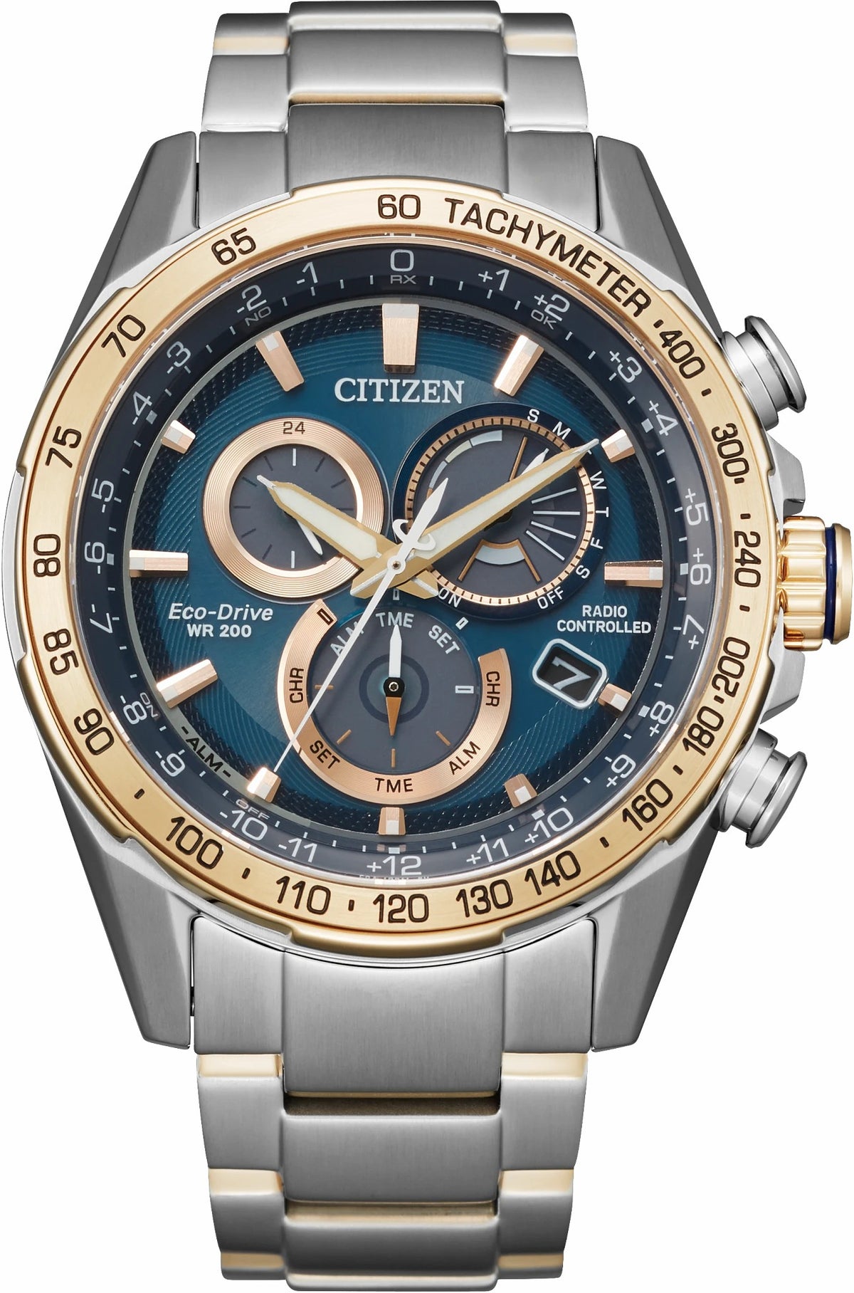Citizen PCAT Blue Dial Stainless Steel Bracelet CB5916-59L