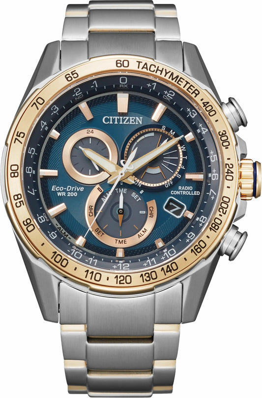 Citizen PCAT Blue Dial Stainless Steel Bracelet CB5916-59L