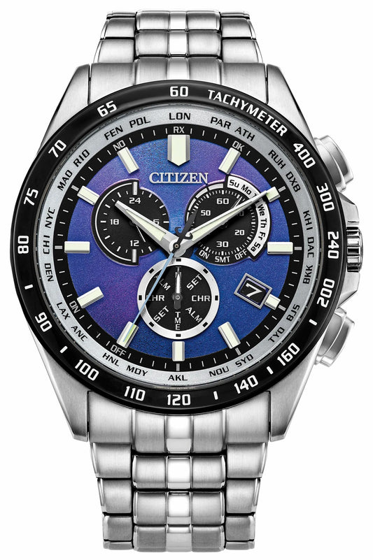 Citizen PCAT Blue Dial Stainless Steel Bracelet CB5874-81L
