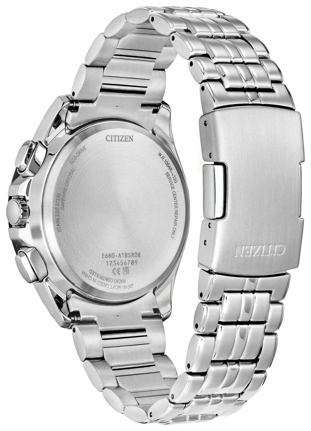 Citizen PCAT Blue Dial Stainless Steel Bracelet CB5874-81L