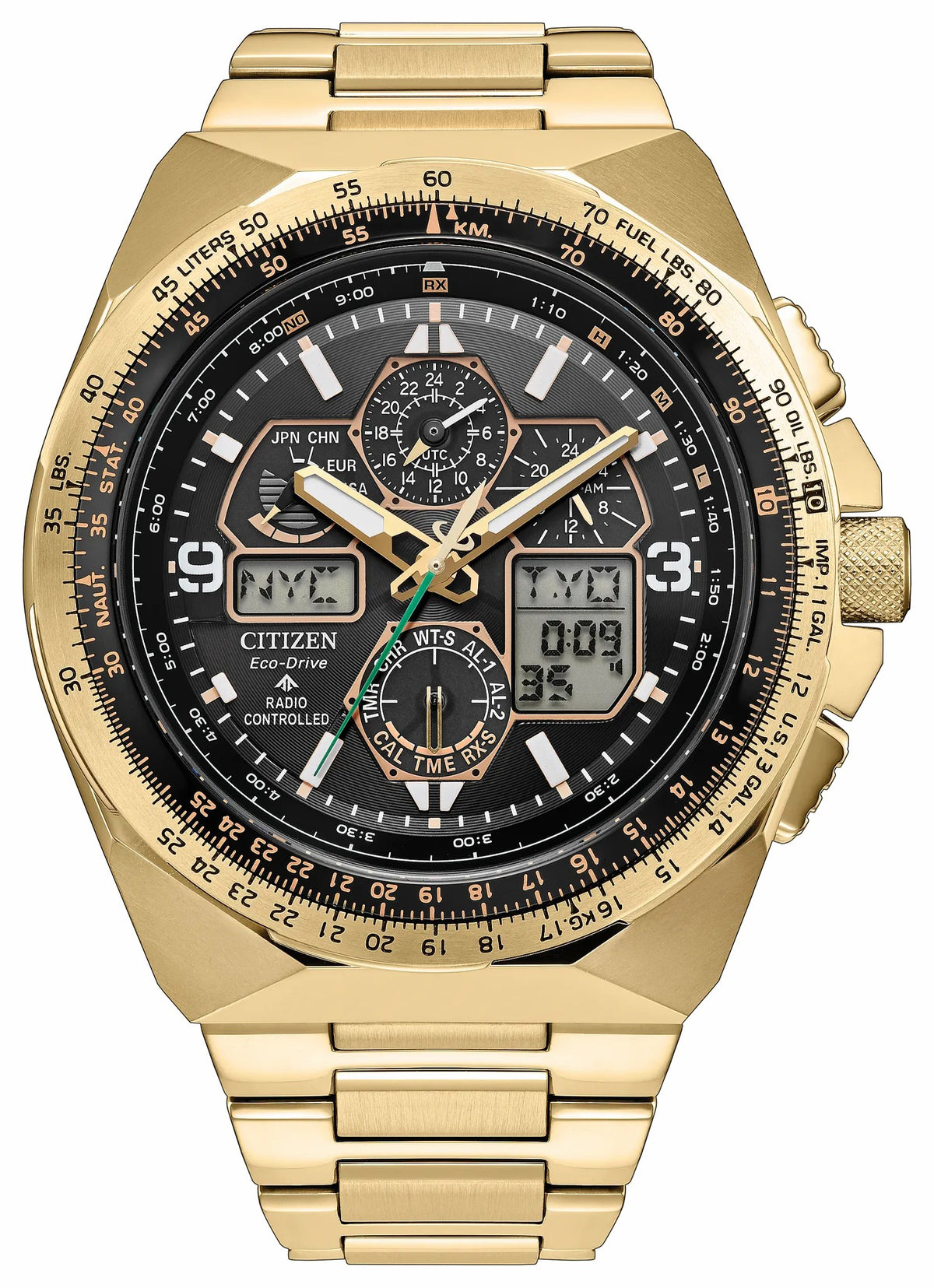 Citizen Promaster Skyhawk A-T Black Dial Stainless Steel Bracelet JY8144-50E