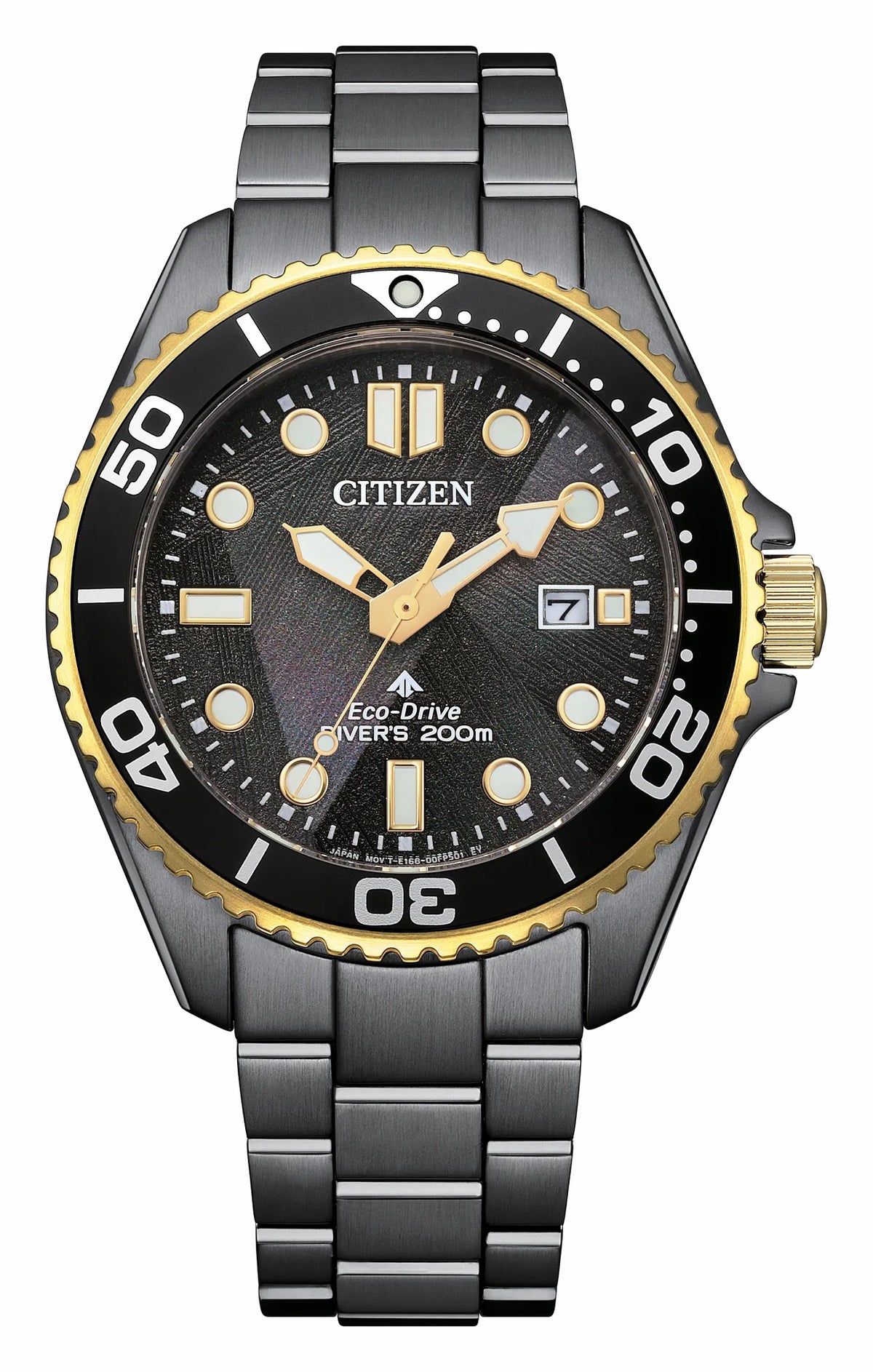 Citizen Promaster Dive LIGHT in BLACK Black Dial Stainless Steel Bracelet BN0264-53E