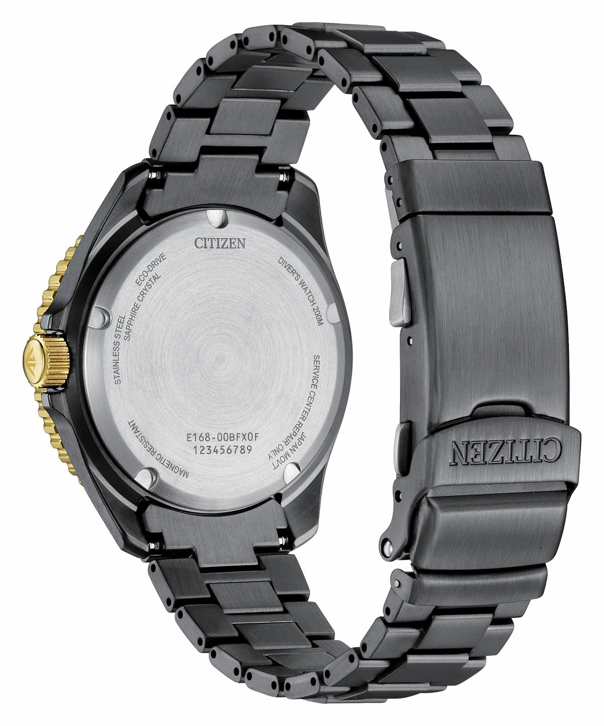 Citizen Promaster Dive LIGHT in BLACK Black Dial Stainless Steel Bracelet BN0264-53E