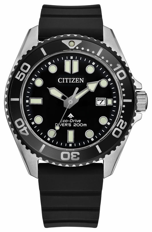 Citizen Promaster Dive Black Dial Polyurethane Strap BN0266-07E