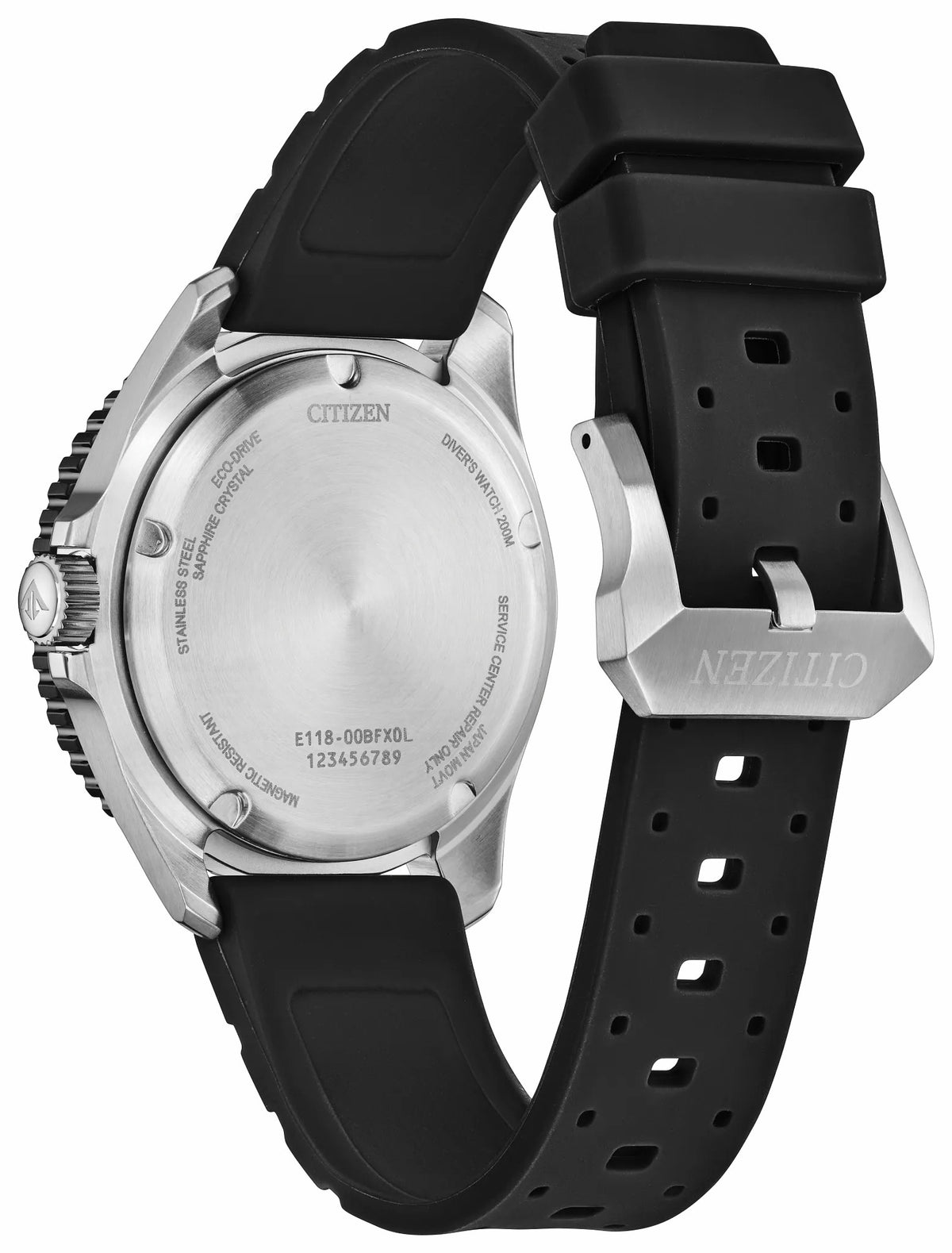 Citizen Promaster Dive Black Dial Polyurethane Strap BN0266-07E