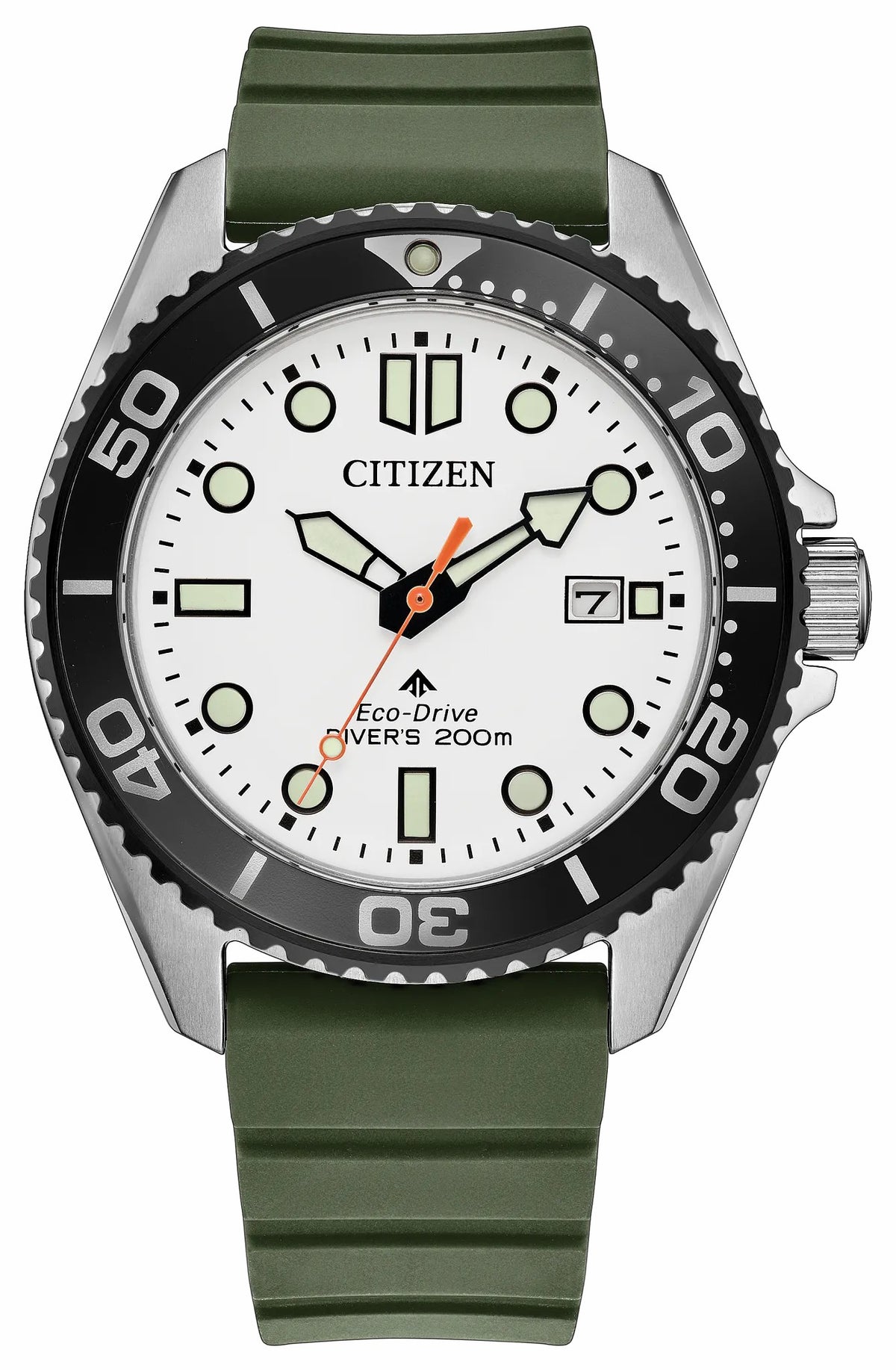 Citizen Promaster Dive White Dial Polyurethane Strap BN0265-00A