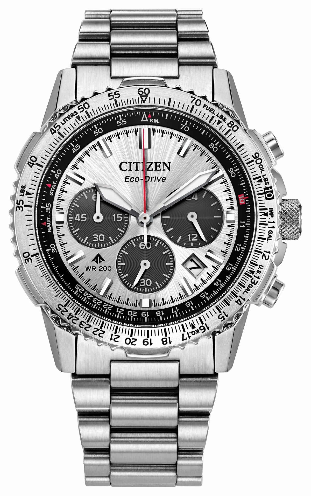 Citizen Promaster Navihawk Silver-Tone Dial Stainless Steel Bracelet CA4660-61A