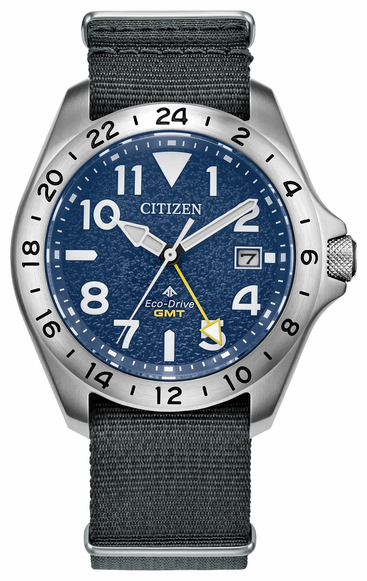 Citizen Promaster Land GMT Navy Dial Nylon Strap BJ7150-09L