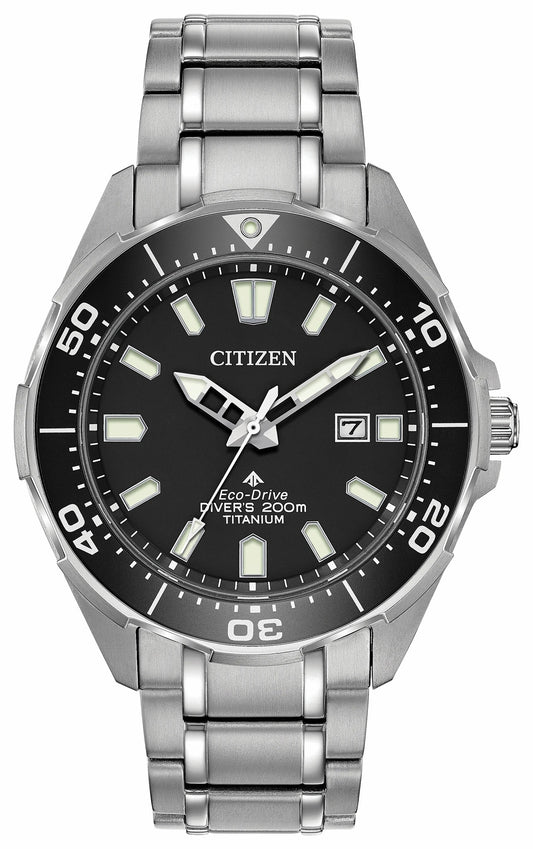 Citizen Promaster Diver - Men's Eco-Drive BN0200-56E Steel Watch