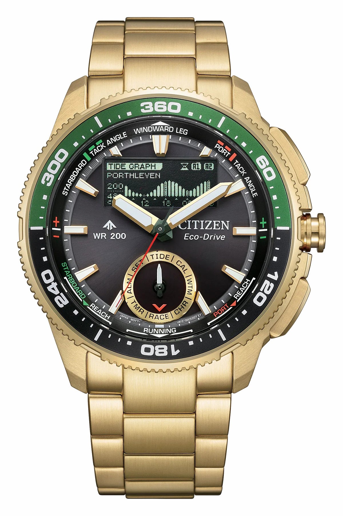 Citizen Promaster WaveTracker Black Dial Stainless Steel Bracelet JV3002-51E