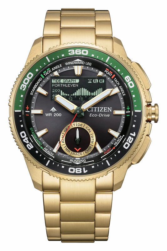Citizen Promaster WaveTracker Black Dial Stainless Steel Bracelet JV3002-51E