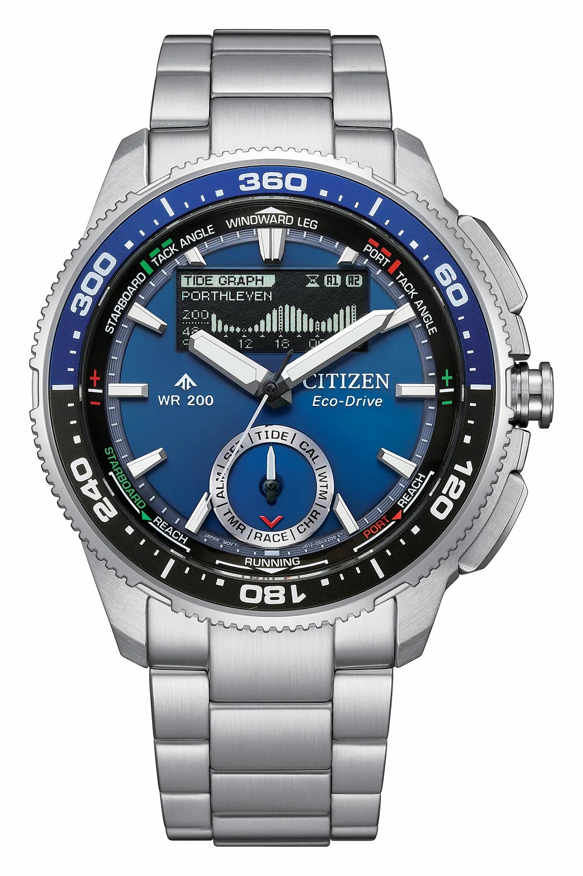 Citizen Promaster WaveTracker Blue Dial Stainless Steel Bracelet JV3006-50L