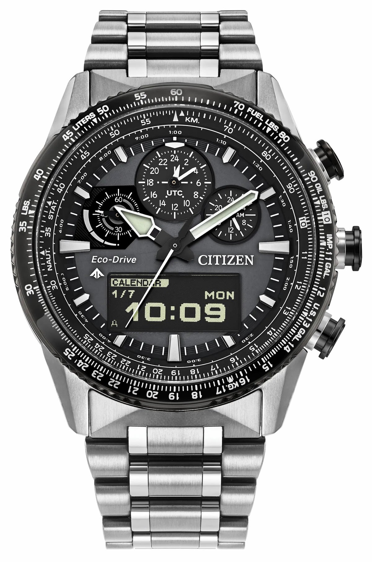 Citizen Promaster Skyhawk U830 Gray Dial Stainless Steel Bracelet JV2006-55H