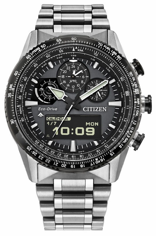 Citizen Promaster Skyhawk U830 Gray Dial Stainless Steel Bracelet JV2006-55H