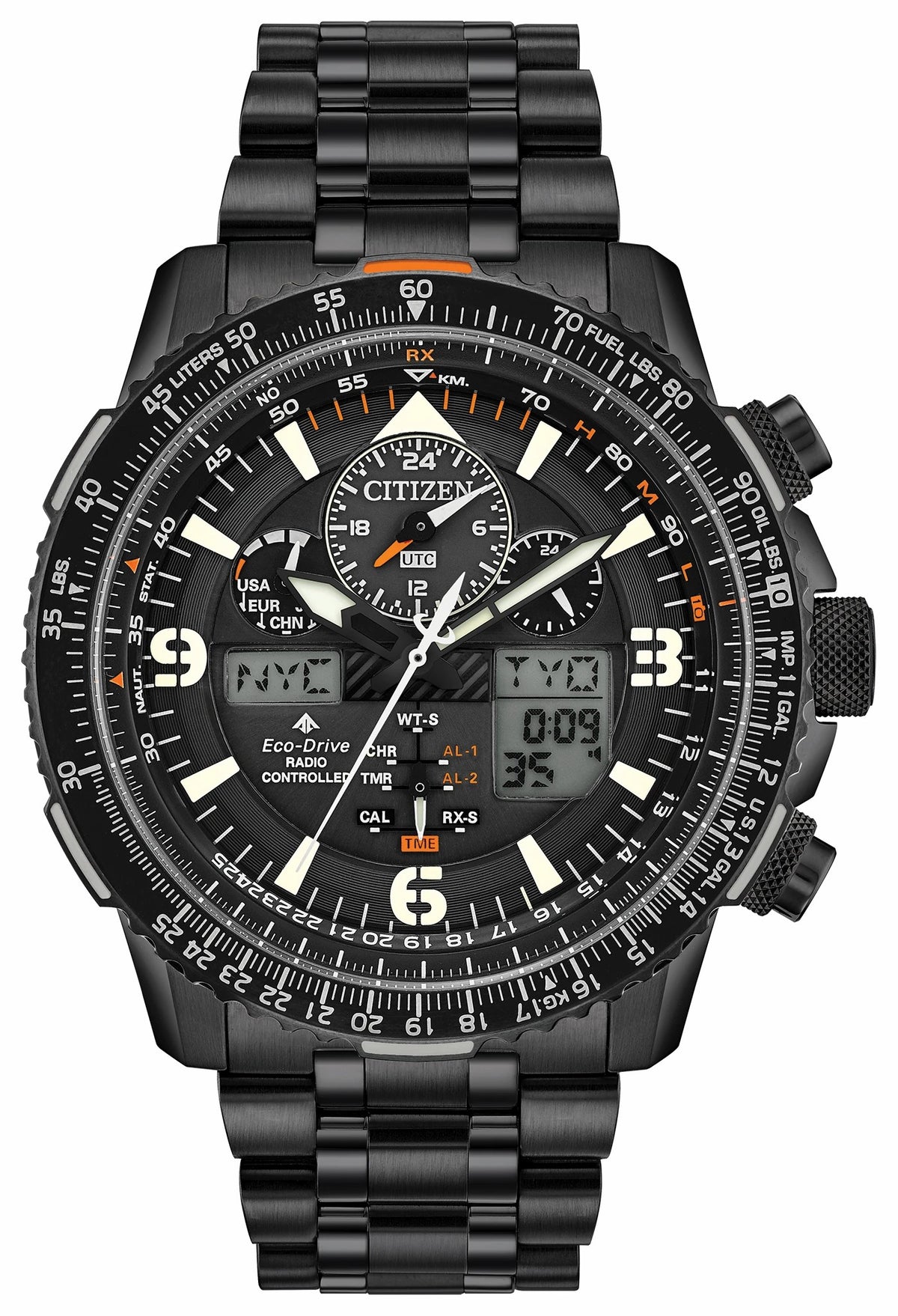 Citizen Promaster Skyhawk A-T - Men's Eco-Drive JY8075-51E Black Watch