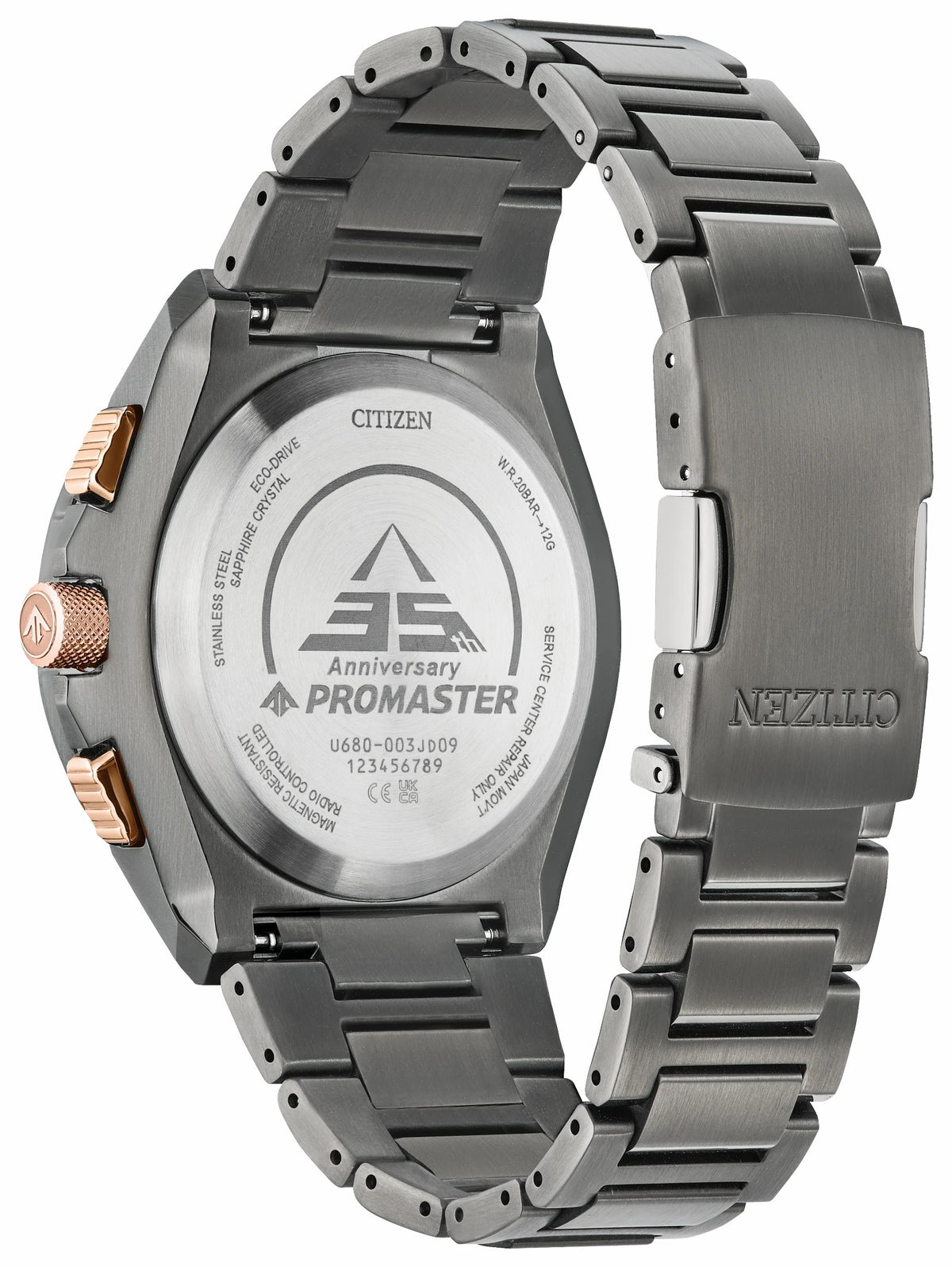 Citizen Promaster Skyhawk A-T Black Dial Stainless Steel Bracelet JY8146-54E