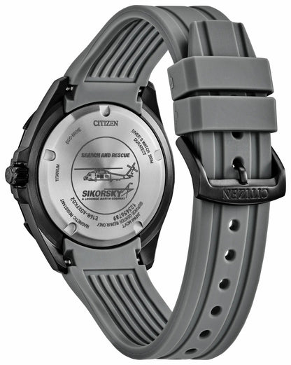 Citizen Promaster Sikorsky Gray Dial Polyurethane Strap BN0207-06H