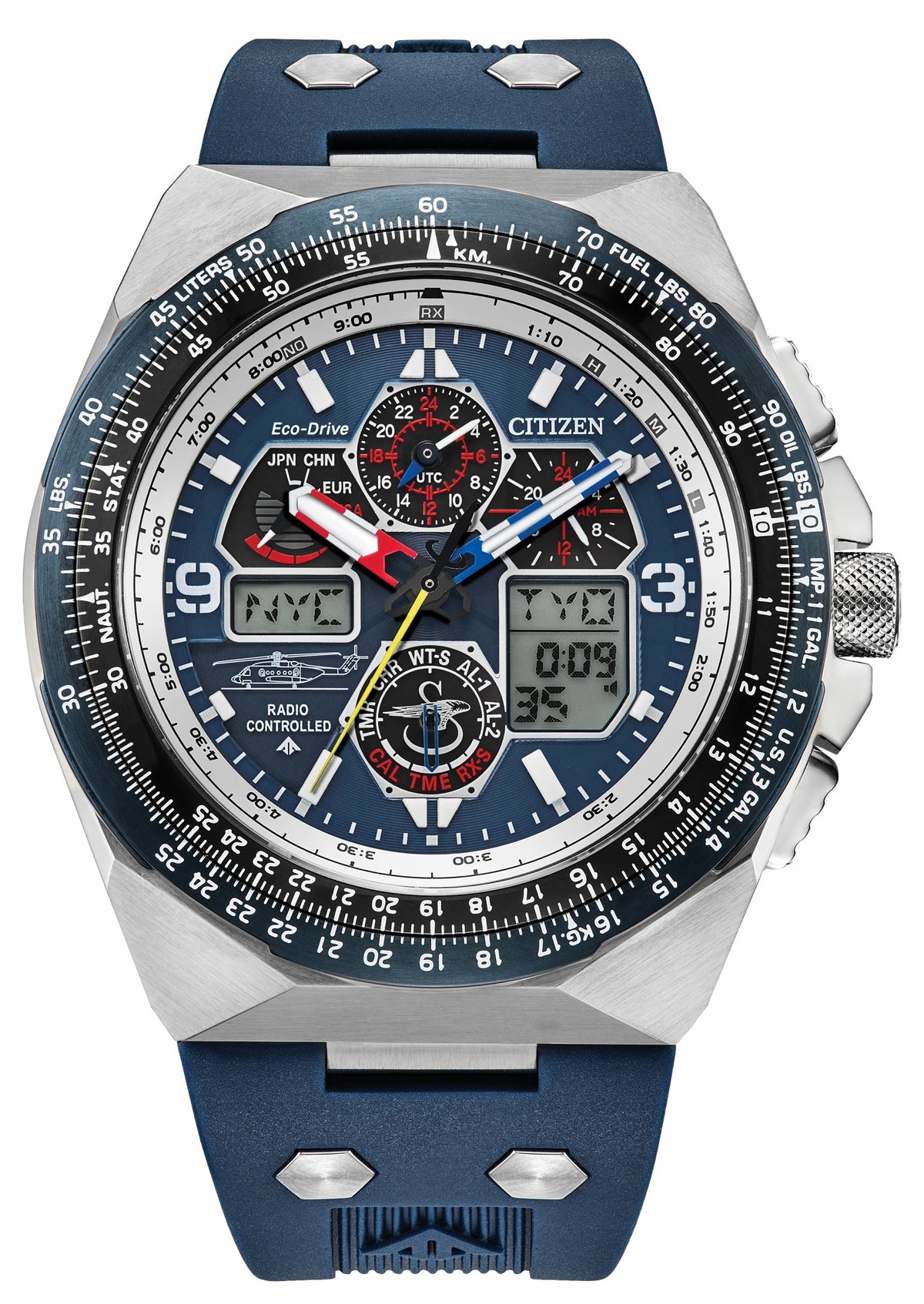 Citizen Promaster Sikorsky Blue Dial Rubber Strap JY8156-00L