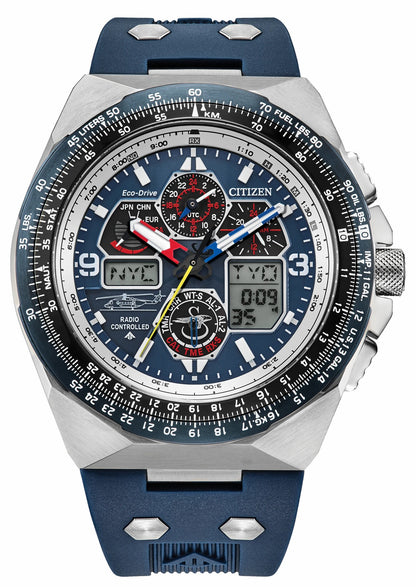 Citizen Promaster Sikorsky Blue Dial Rubber Strap JY8156-00L