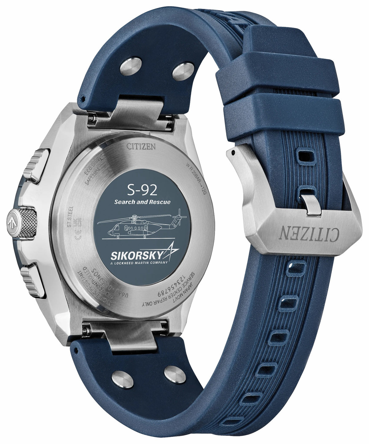 Citizen Promaster Sikorsky Blue Dial Rubber Strap JY8156-00L