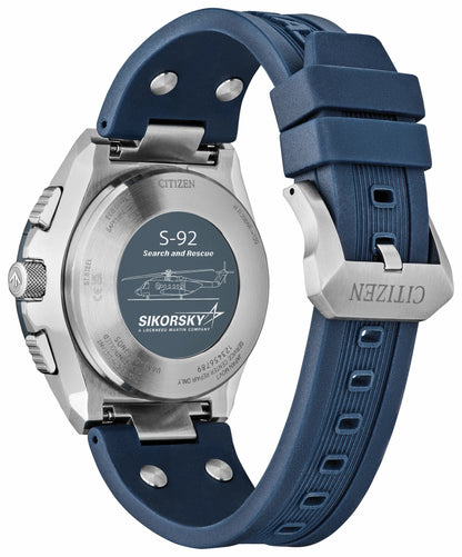 Citizen Promaster Sikorsky Blue Dial Rubber Strap JY8156-00L