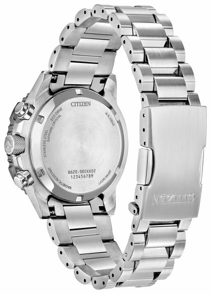 Citizen Promaster Navihawk Green Dial Stainless Steel Bracelet CA4664-60W