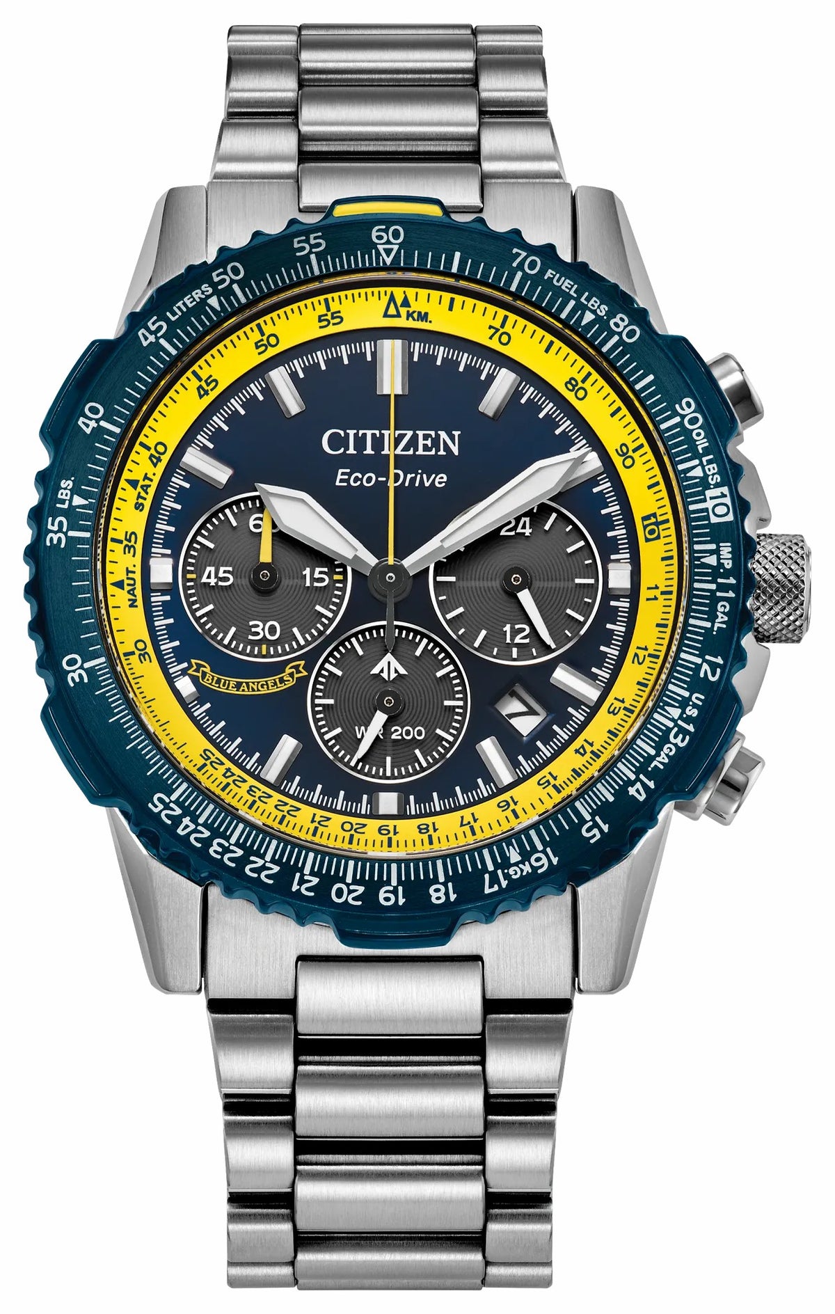 Citizen Promaster Navihawk Blue Dial Stainless Steel Bracelet CA4667-53L