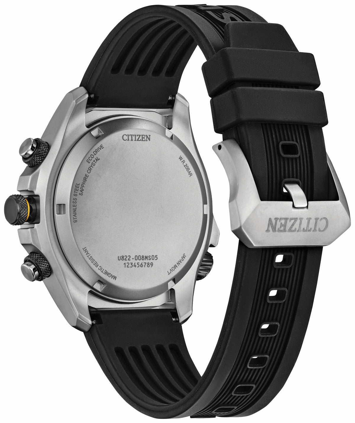 Citizen Promaster Land U822 Black Dial Polyurethane Strap JV1007-07E