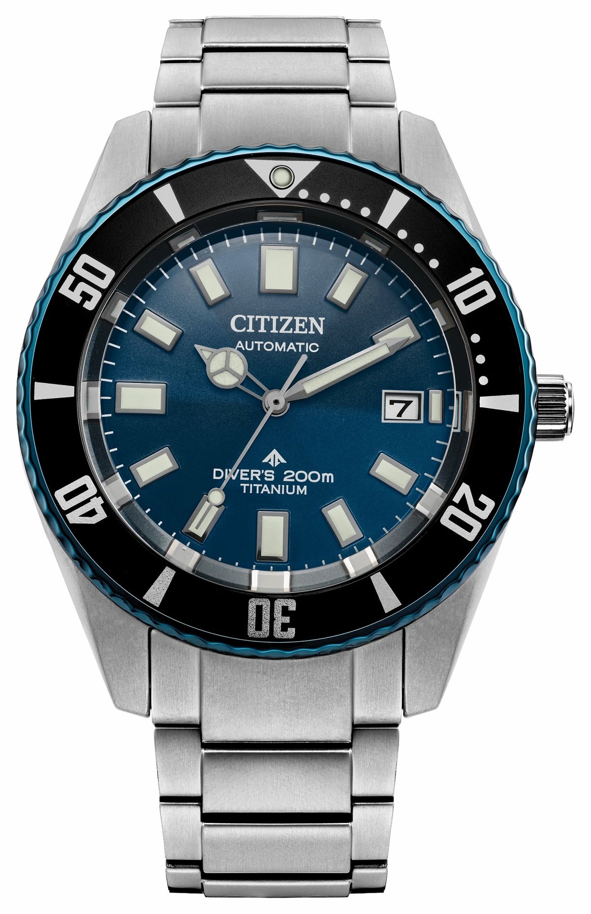Citizen Promaster Fujitsubo Blue Dial Super Titanium with Duratect Platinum Bracelet NB6026-56L
