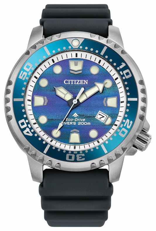 Citizen Promaster Dive Blue Dial Polyurethane Strap BN0167-09W