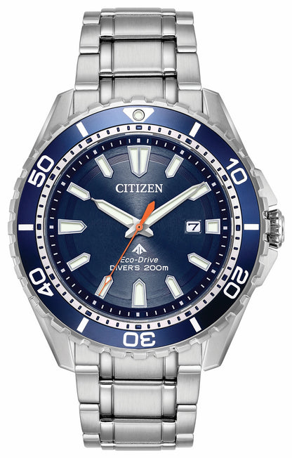 Citizen Promaster Diver - Men's Steel Blue Dial BN0191-55L Watch