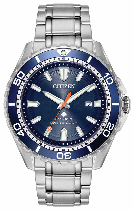 Citizen Promaster Diver - Men's Steel Blue Dial BN0191-55L Watch