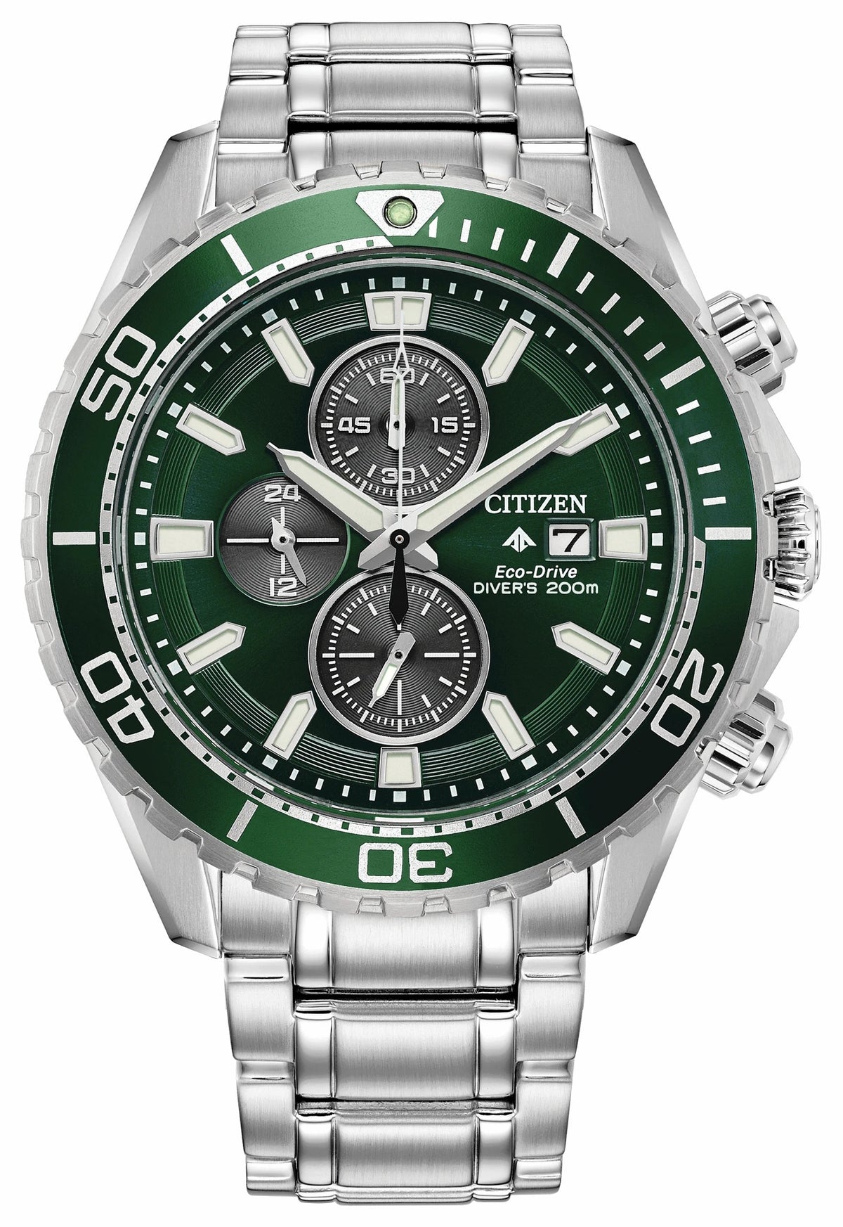 Citizen Promaster Dive Green Dial Stainless Steel Bracelet CA0820-50X
