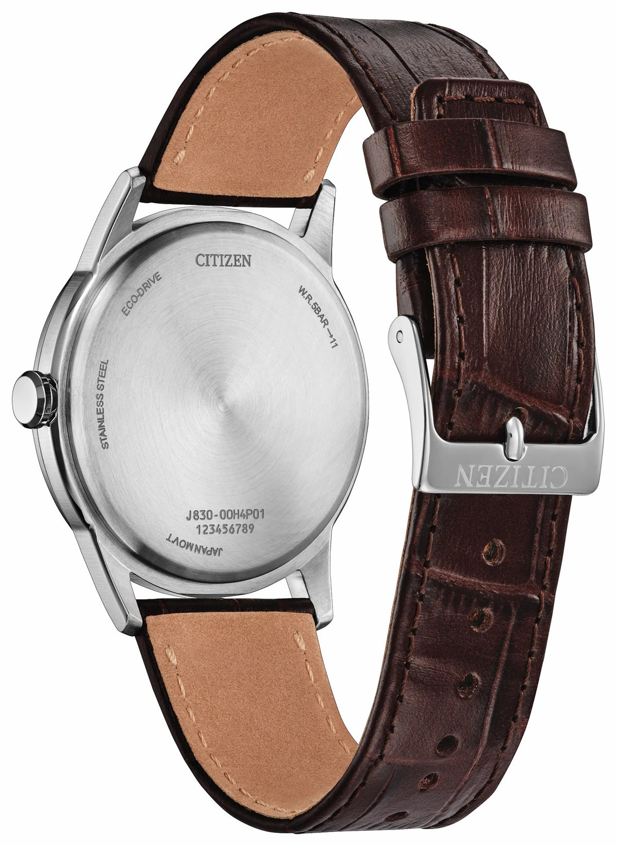 Citizen Rolan White Dial Leather Strap FE7130-10D