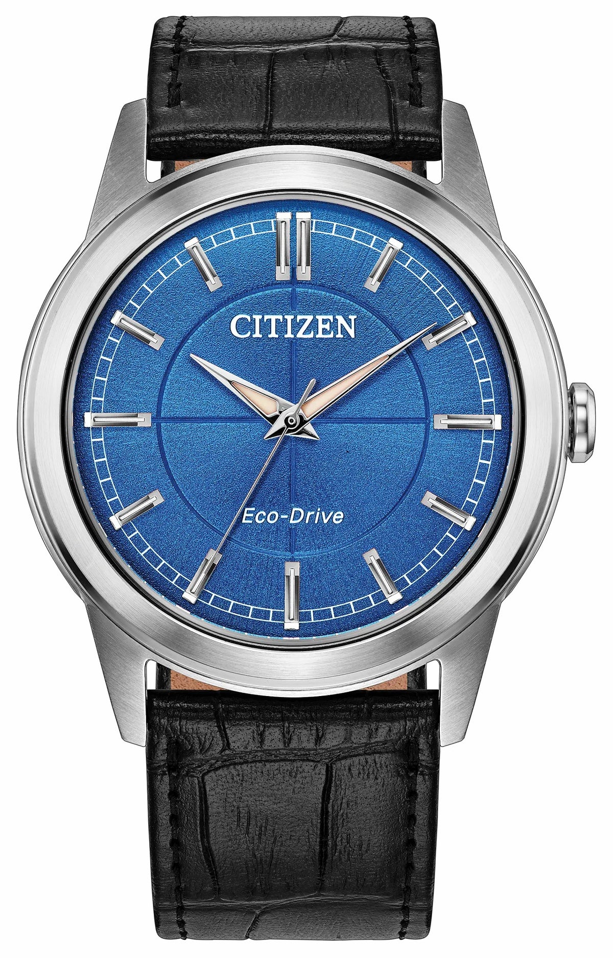 Citizen Rolan Blue Dial Leather Strap FE7130-01L