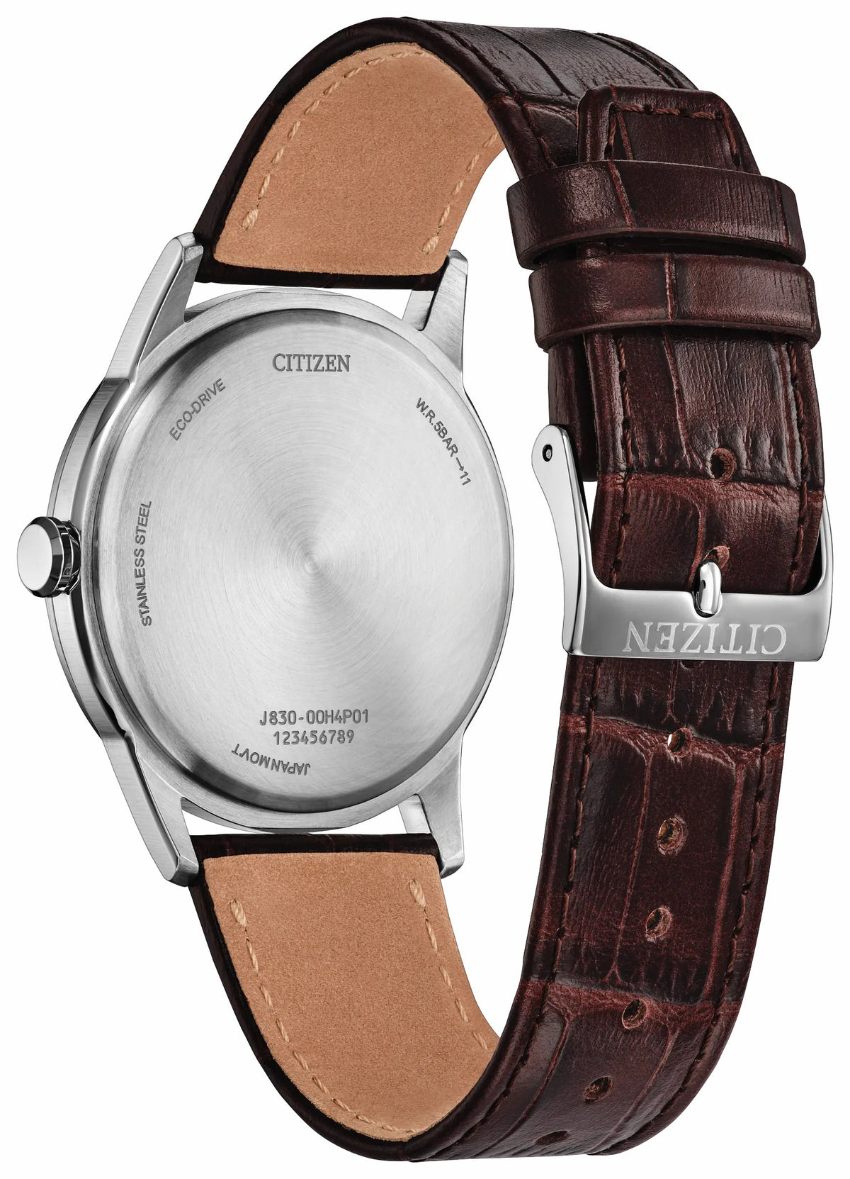 Citizen Rolan Salmon Dial Leather Strap AW2110-14Z