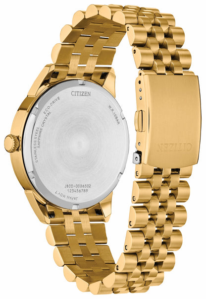 Citizen Rolan Black Dial Stainless Steel Bracelet AW0152-58H